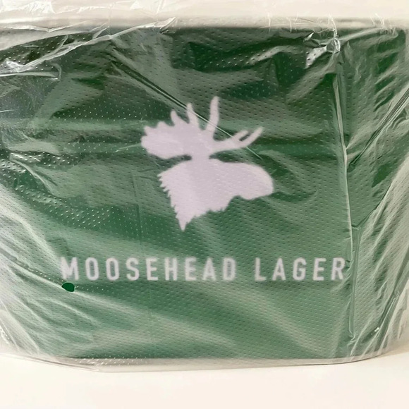 Moosehead Lager Beer  Green Galvanized Metal Ice Bucket NEW - Picture 5 of 11